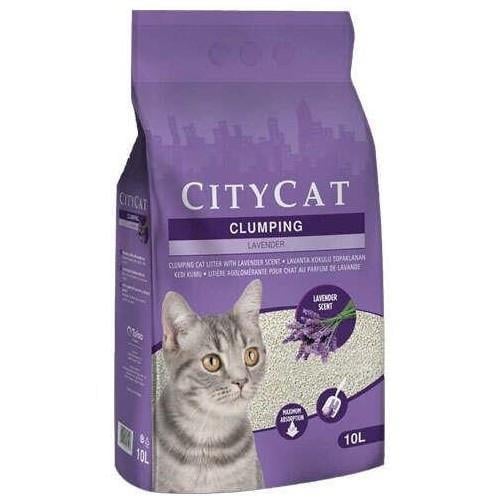سيتي كات رمل للقطط برائحة اللافندر 10 لتر