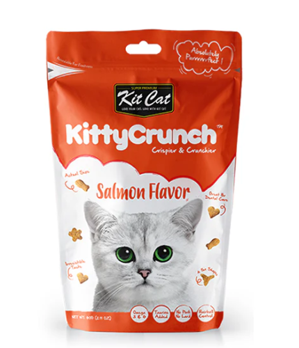 كت كات كيتي كرنش اظرف مكافآت بنكهة السلمون 60غ