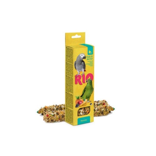 ريو مكافاة اعواد للببغاء مع اضافه الفواكهه والتوت 180g