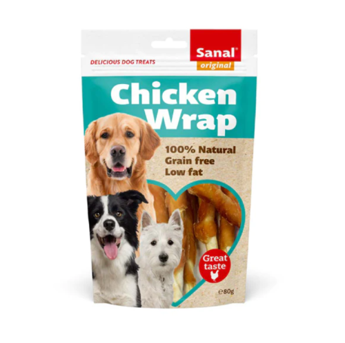 سنال مكافآت شرائح الدجاج وجبة خفيفة للكلاب 80G
