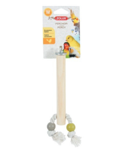 زولكس عصا للطيور مع حبل حجم وسط