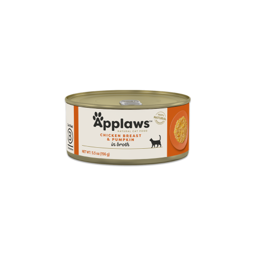 ابلاوز معلبات طعام رطب للقطط صدور دجاج بالقرع  70g