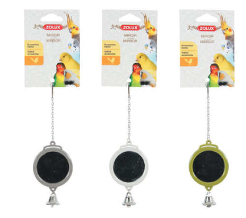 زولكس مرآة بلاستيكية مستديرة ألوان متعدده