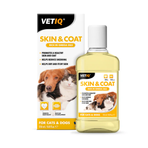 فيت اي كيو زيت مقوي للجلد والفراء للقطط و الكلاب 250مل