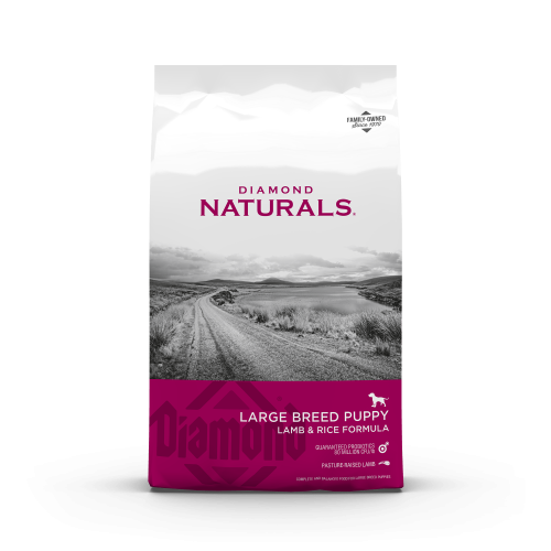دايموند ناتشورال طعام للكلاب جرو تركيبة غنية بلحم الضأن والأرز 2 كجم