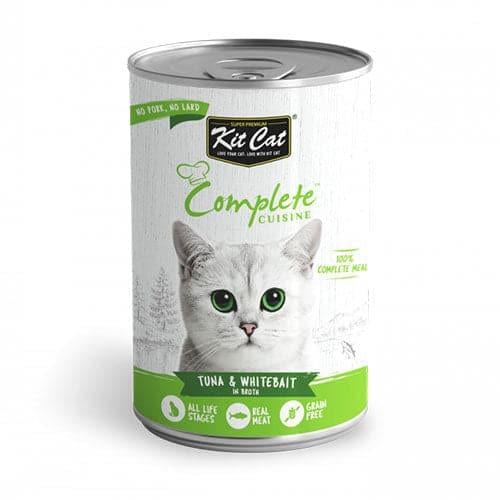 كت كات الوجبة المتكاملة بالتونة و صغار السمك في مرق 150 جرام