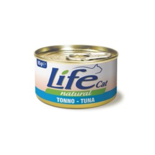 لايف كات معلبات التونة طعام رطب للقطط, 85g