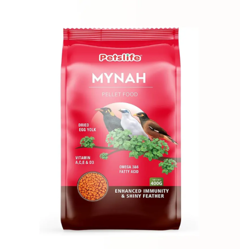 بيتس لايف طعام لطيور المينا والبلابل 400 جرام