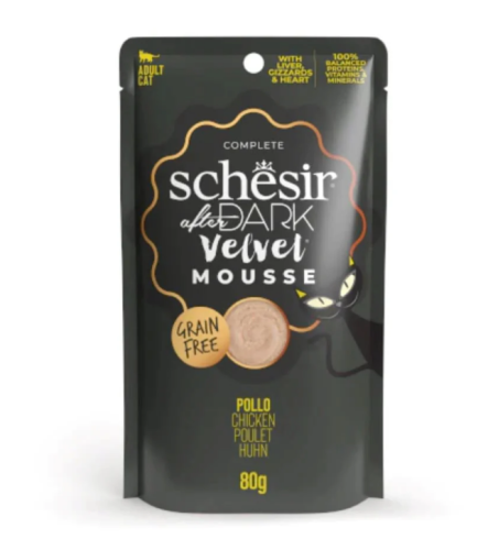 شيزر افتر دارك موس فيلفت طعام رطب هريس للقطط بنكهة الدجاج 80g