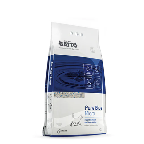 سينيور قاتو الأزرق الناعم رمل للقطط برائحة منعشة 10 لتر