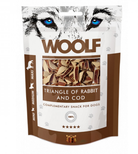 وولف وجبة خفيفة لحم الارنب مع سمك القد للكلاب 100 جم
