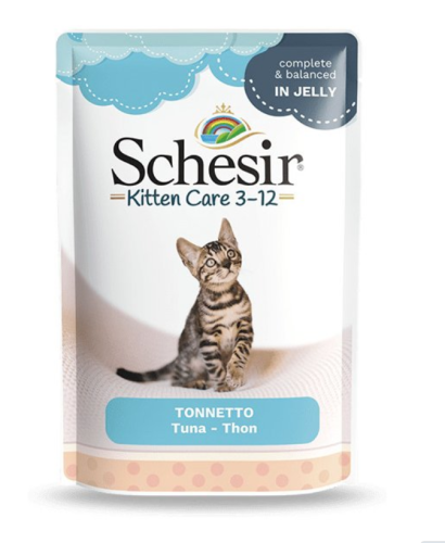 شيزر أظرف طعام للقطط الصغيرة بالتونا في الجلي 85g