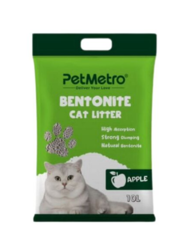 بيت ميترو رمل للقطط برائحة التفاح 25 لتر