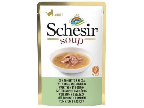 شيزر طعام رطب شوربة بنكهة التونة البرية مع اليقطين للقطط البالغة 85g