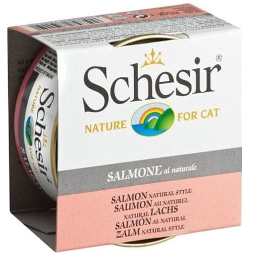 شيزر معلبات وجبة طبيعية سالمون للقطط 85g