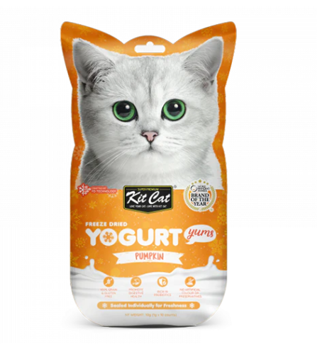كت كات يوقارت مكافآت مجففة للقطط بنكهة اليقطين 10g