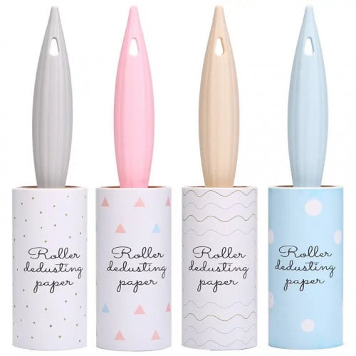 رول تنظيف شعر القطط والكلاب اللاصق ملون