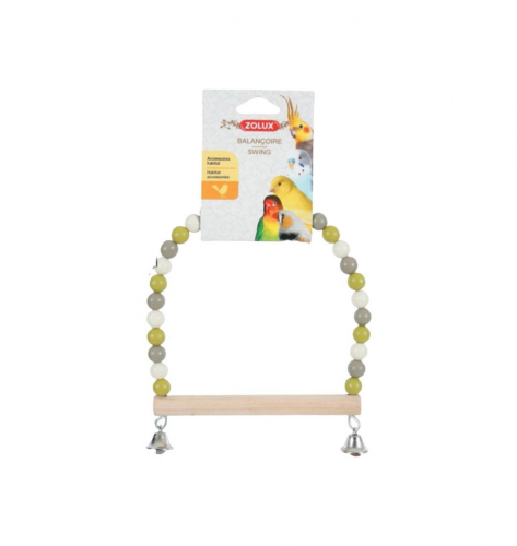 زولكس ارجوحة خرز مع غصن خشبي