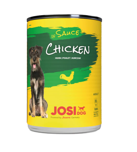 جوسي دوق معلبات الدجاج في صلصة طعام رطب للكلاب 415 جرام