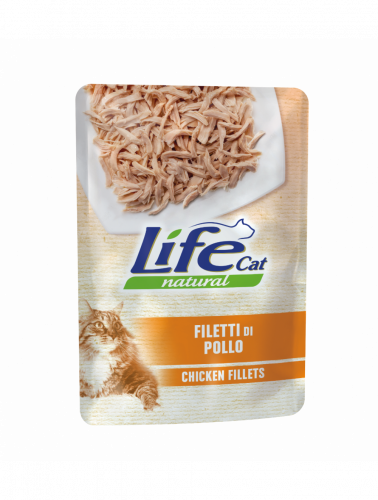 لايف كات طعام رطب للقطط, شرائح الدجاج, 70g