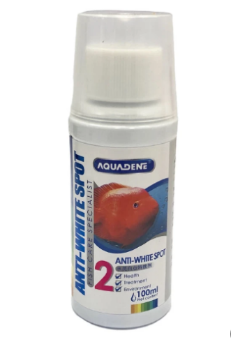أكوادين تعقيم وتنقيه احواض السمك رقم 2 لعلاج الاسماك من التعفن والبقع البيضاء 100 مل