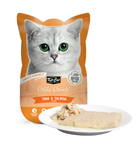 كت كات بيتيت غذاء كامل - تونة وسالمون للقطط 70g