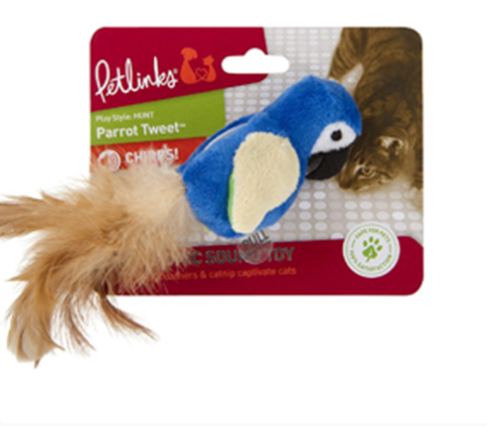 بيت لينكس الببغاء مغرد لعبة القط