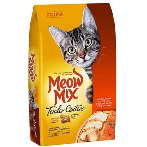 مياو مكس طعام جاف للقطط تندر سالمون وصدور الدجاج 7 كيلو