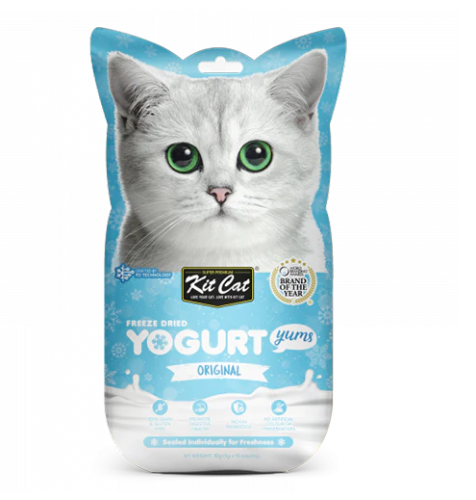 كت كات يوقارت مكافآت مجففة للقطط بنكهة الزبادي 10g