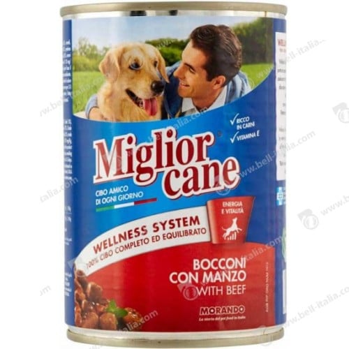 ميجلور جاتو اكل كلاب رطب قطع لحم البقر  405g