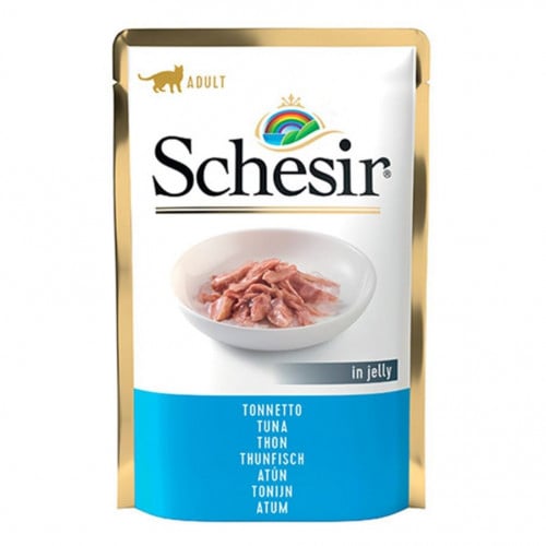 شيزر ظرف تونا بالجلي طعام رطب للقطط 85g