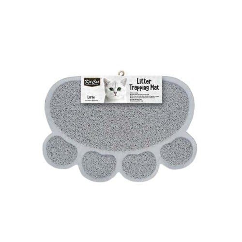 كت كات حصيرة لصندوق الرمل للقطط بألوان متعدده, حجم صغير