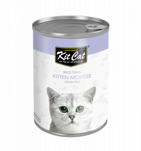 كت كات طعام رطب بالتونة مهروس للقطط الصغيرة 400غ