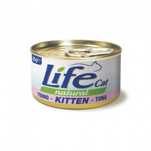 لايف كات معلبات طعام رطب بطعم التونه للصغار 85g