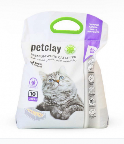 بت كلاي رمل قطط برائحة اللافندر 20 لتر