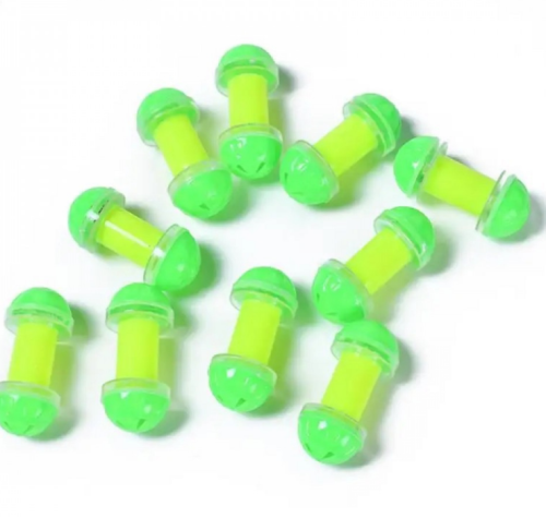 لعبة كرة الجرس على شكل بلاستيك للقطط والكلاب عدد 2 قطعة