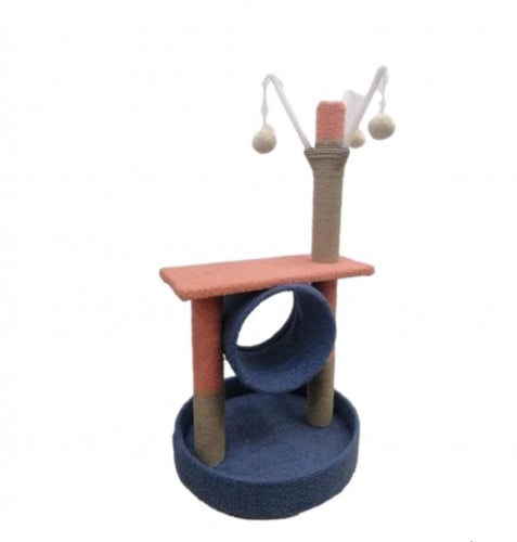 خداشة قطط برتقالي و أزرق