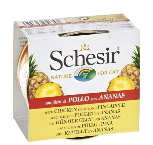 شيزر طعام رطب للقطط دجاج مع الاناناس 75g