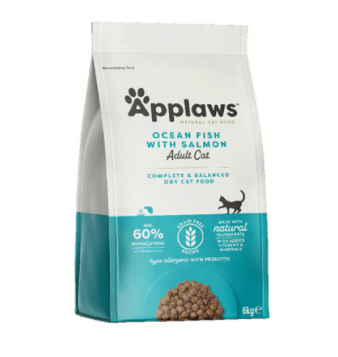 ابلاوز طعام جاف للقطط المعقمة - سمك وسالمون 6 كيلو