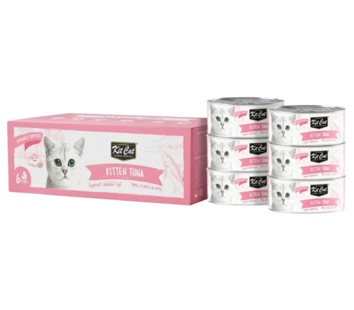 كت كات علب متعددة اقتصادية للقطط الصغيرة بالتونا 6x50g