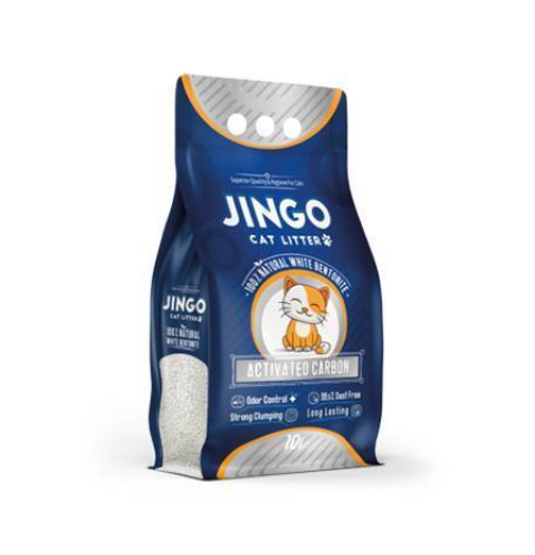 جينقو رمل للقطط برائحة الكربون النشط 20 لتر