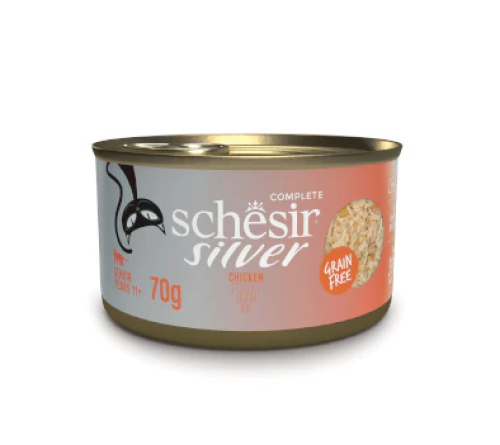 شيزر طعام رطب للقطط الكبيرة بنكهة الدجاج بالمرق 70 جرام