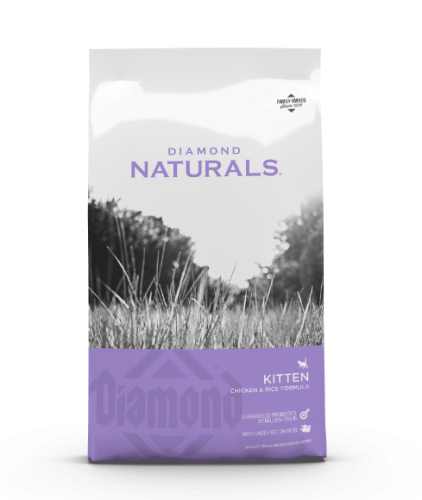 دايموند ناتشورال طعام جاف للقطط الصغيرة بالدجاج والأرز 1 كج