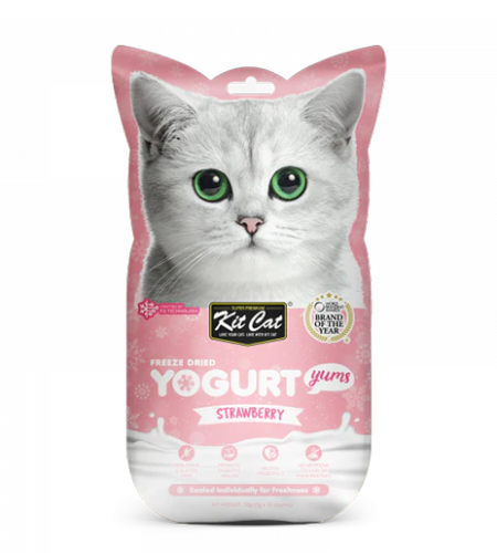 كت كات يوقارت مكافآت مجففة للقطط بنكهة الفراولة 10g