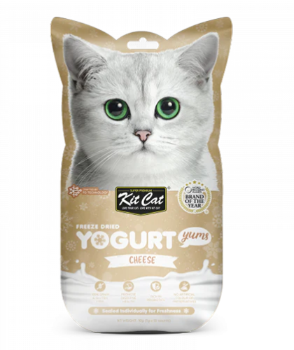 كت كات يوقارت مكافآت مجففة للقطط بنكهة الجبنة 10g
