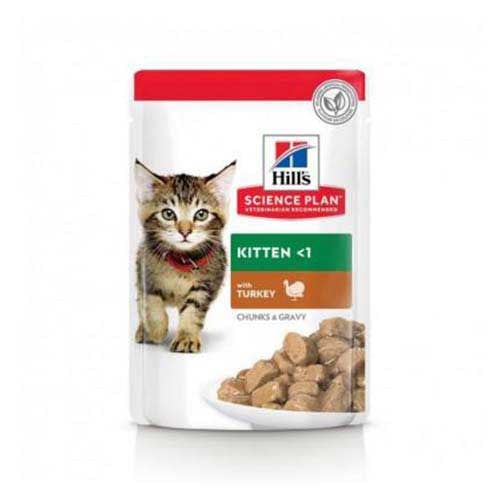 هيلز طعام رطب للقطط الصغيره بطعم الديك الرومي 85g