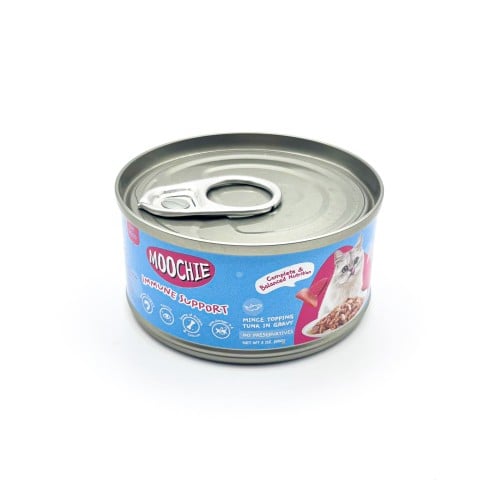 موتشي طعام رطب للقطط بنكهة الدجاج والتونا في المرق 85g