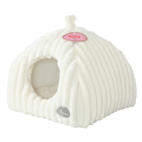 زولكس "نيومي" مأوى و كوخ و سرير للقطط و الكلاب الصغيره لون أبيض