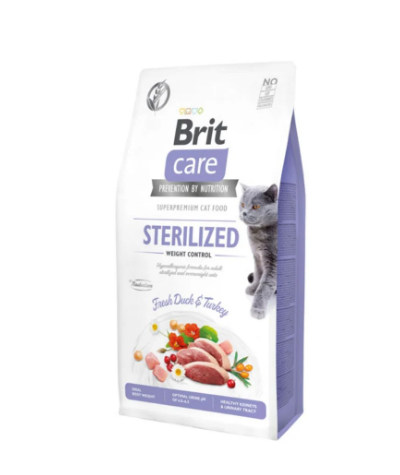 بريت كير طعام جاف للقطط المعقمة تساعد بالتحكم على الوزن 2kg