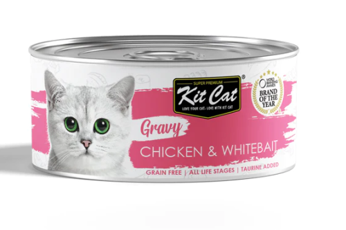 كت كات أكل رطب للقطط بالدجاج و سمك المحيط 70g